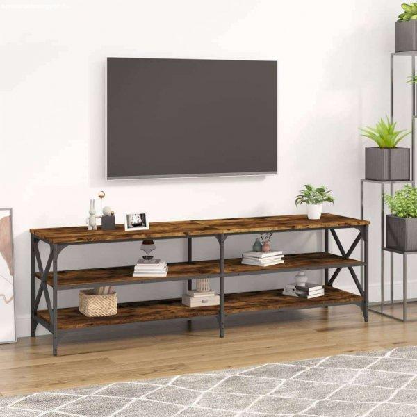 vidaXL füstös tölgy színű szerelt fa TV-szekrény 160 x 40 x 50 cm