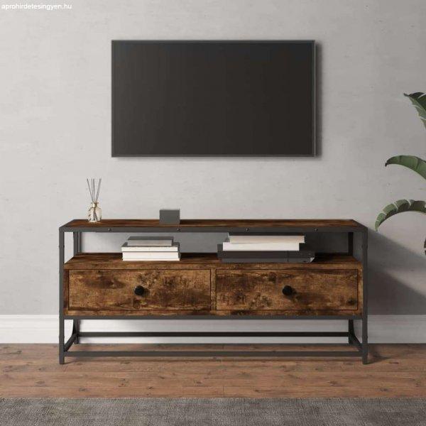 vidaXL füstös tölgy színű szerelt fa TV-szekrény 100 x 35 x 45 cm