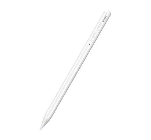 BASEUS SMOOTH WRITING érintőképernyő ceruza (aktív, kapacitív, LED jelzés
+ póthegy) FEHÉR