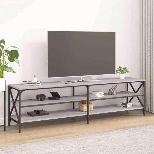 vidaXL szürke sonoma színű szerelt fa TV-szekrény 180 x 40 x 50 cm