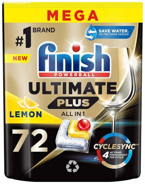 Finish Powerball Ultimate Plus All in 1 Lemon Mosogatógép kapszula 72db