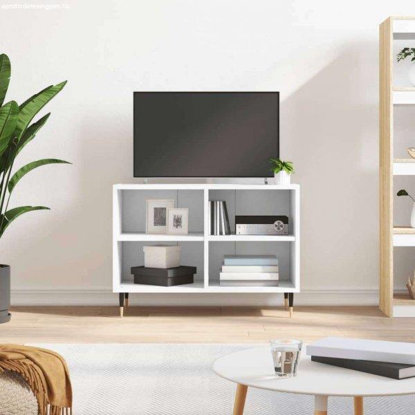 vidaXL fehér szerelt fa TV-szekrény 69,5x30x50 cm