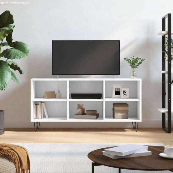 vidaXL fehér szerelt fa TV-szekrény 103,5x30x50 cm