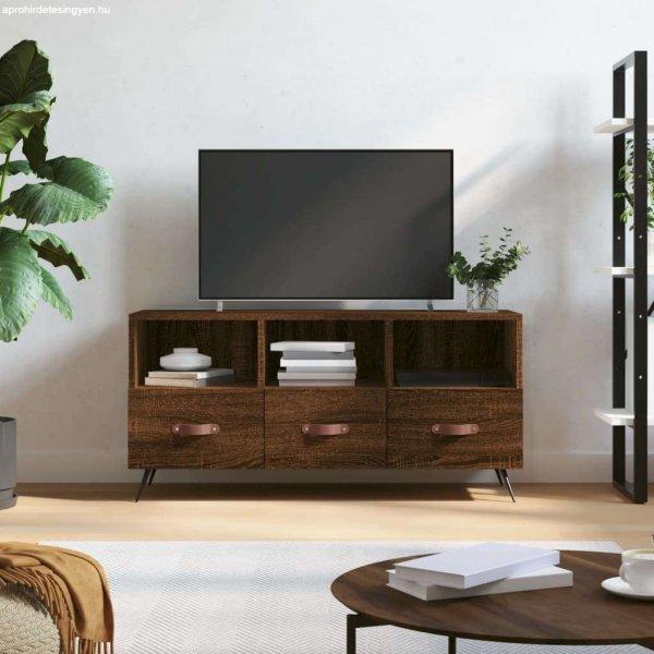 vidaXL barna tölgyszínű műfa TV-szekrény 102 x 36 x 50 cm