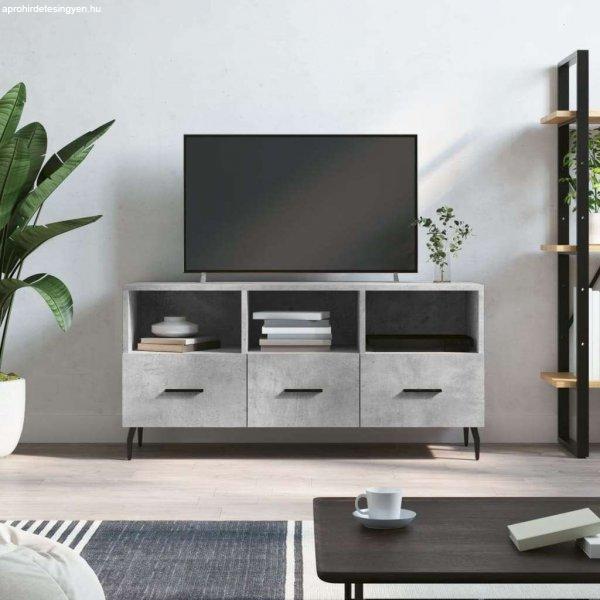 vidaXL betonszürke műfa TV-szekrény 102 x 36 x 50 cm