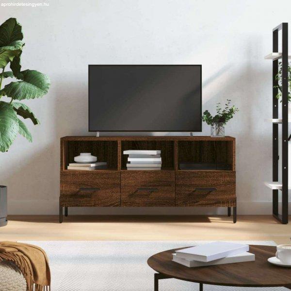 vidaXL barna tölgy színű műfa TV-szekrény 102 x 36 x 50 cm