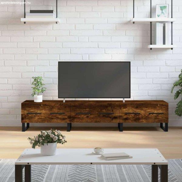 vidaXL füstös tölgyszínű műfa TV-szekrény 150 x 36 x 50 cm