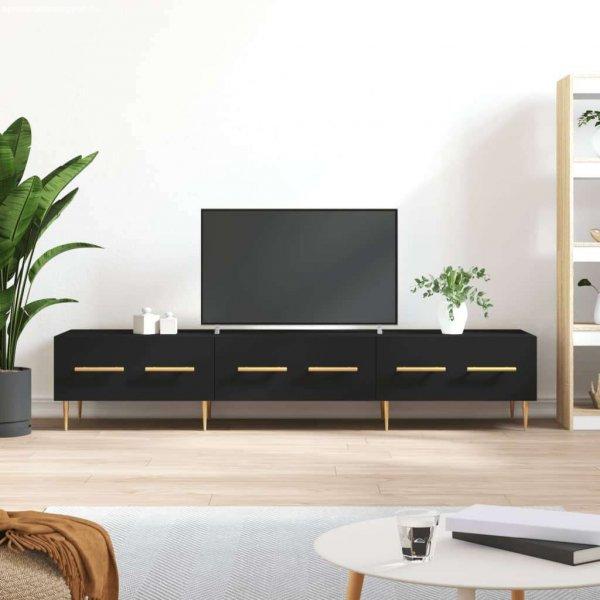 vidaXL fekete műfa TV-szekrény 150 x 36 x 50 cm