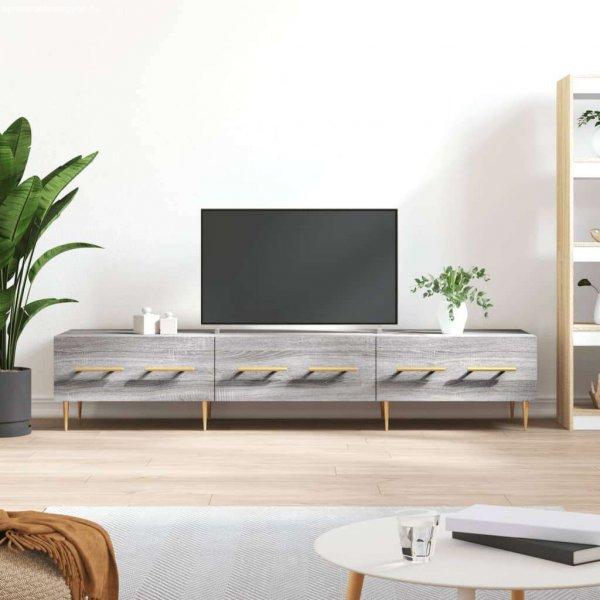 vidaXL szürke sonoma színű műfa TV-szekrény 150x36x50 cm