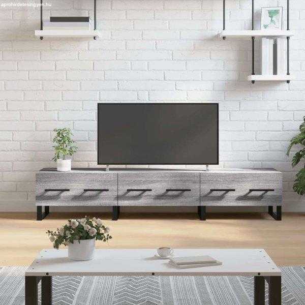 vidaXL szürke sonoma színű műfa TV-szekrény 150x36x50 cm