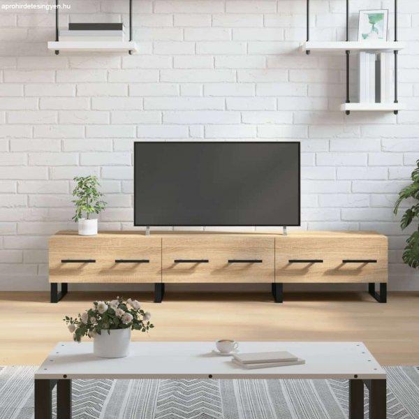 vidaXL sonoma tölgyszínű műfa TV-szekrény 150x36x55 cm