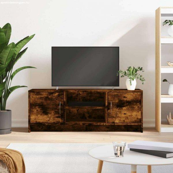 vidaXL füstös tölgyszínű szerelt fa TV-szekrény 102x30x37,5 cm