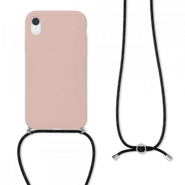 Tok Apple iPhone XR-hez, szilikon, rózsaszín, 50418.10