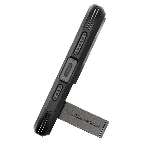 Spigen Tough Armor MagFit Apple iPhone 15 Pro Max MagSafe Tok - Fekete
