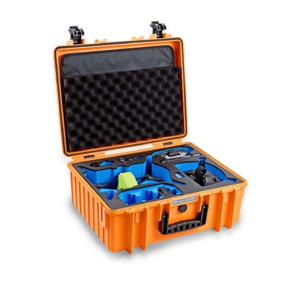 B&W koffer 6000 narancssárga DJI FPV drónhoz (DRON)