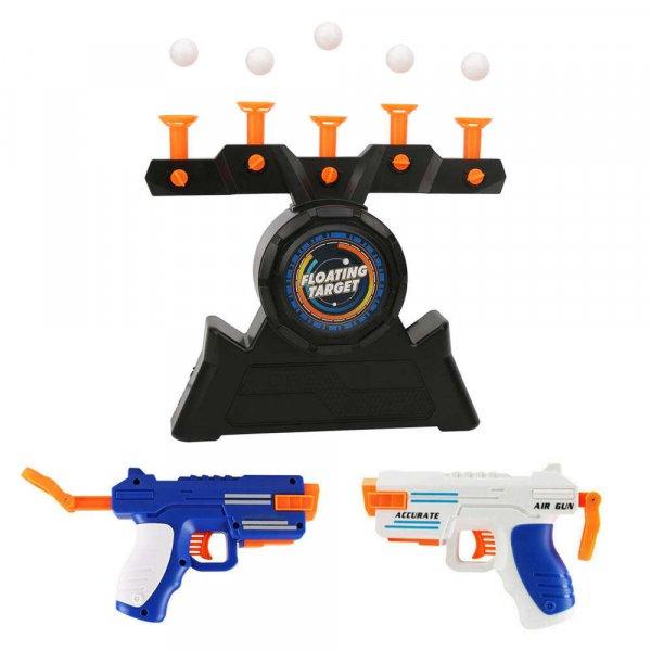 Céllövő játék lebegő labdákkal / 1 db játék fegyverrel és
szivacstöltényekkel (BBJ)
