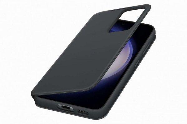 Samsung S23 smart view wallet tok, Fekete