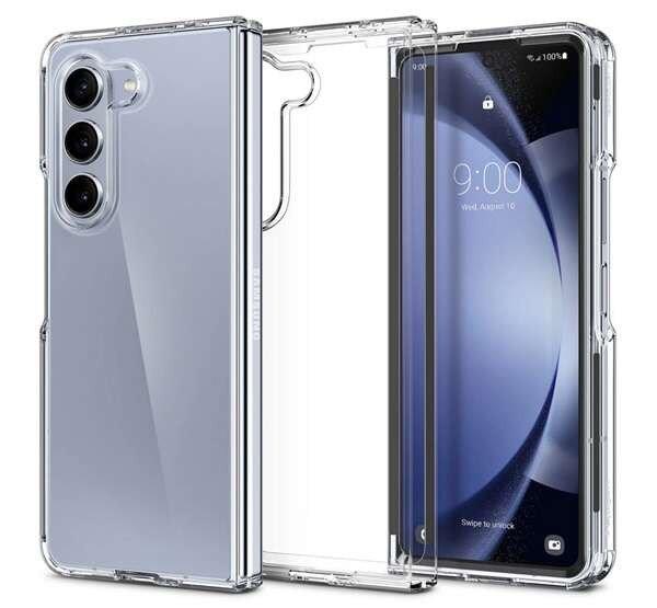 SPIGEN ULTRA HYBRID műanyag telefonvédő (közepesen ütésálló, szilikon
légpárnás keret) ÁTLÁTSZÓ Samsung Galaxy Z Fold5 5G (SM-F946)