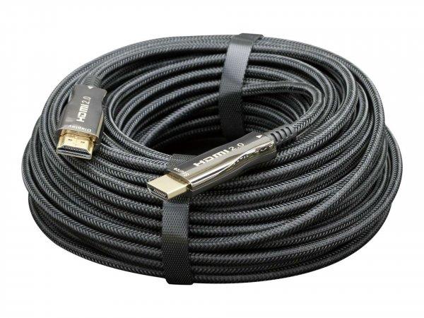 Gembird Active Optical (AOC) High speed HDMI cable with Ethernet, premium, 50m
(CCBP-HDMI-AOC-50M)