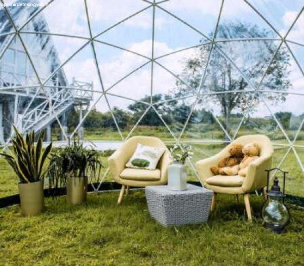 Átlátszó buborék sátor, gömb sátor - 288cm