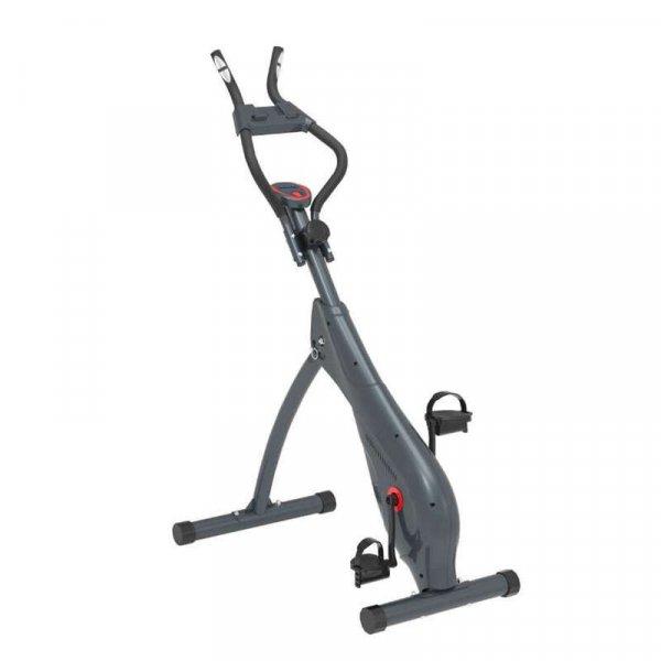 Fitness mágneses kerékpár ZOCO BODY FIT, LCD képernyő, 8 nehézségi fok,
Állítható, Szürke
