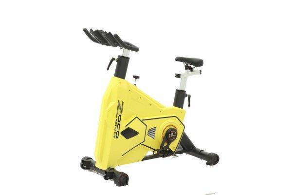 Spinning kerékpár ZOCO BODY FIT DGDC003, Lendkerék 13 kg, Fekete/Sárga
