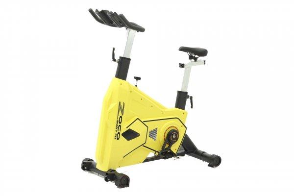 Spinning kerékpár ZOCO BODY FIT DGDC003, Lendkerék 18 kg, Fekete/Sárga