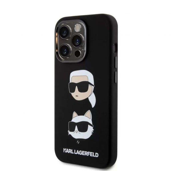 Karl Lagerfeld tok fekete KLHCP15LSDHKCNK Apple Iphone 15 Pro készülékhez