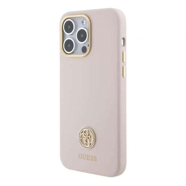 Guess tok Pink Apple Iphone 15 Pro Max készülékhez GUHCP15XM4DGPP