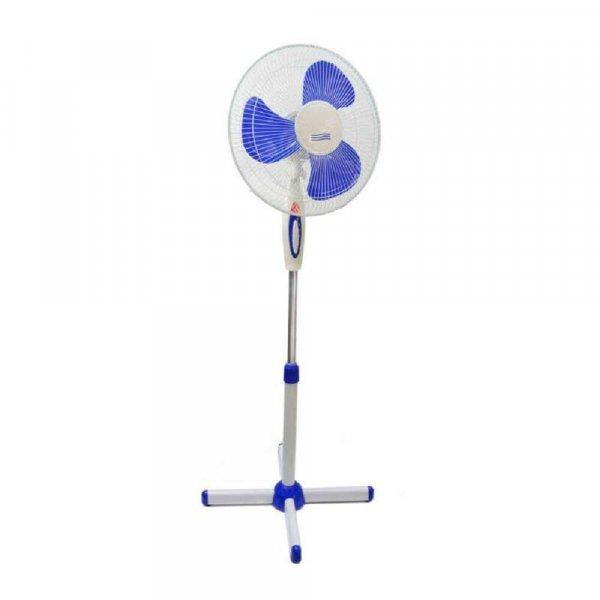 Nasco álló ventilátor 3 sebességfokozattal és oszcilláló funkcióval -
fehér és kék - 130 cm, 40w (BBD)