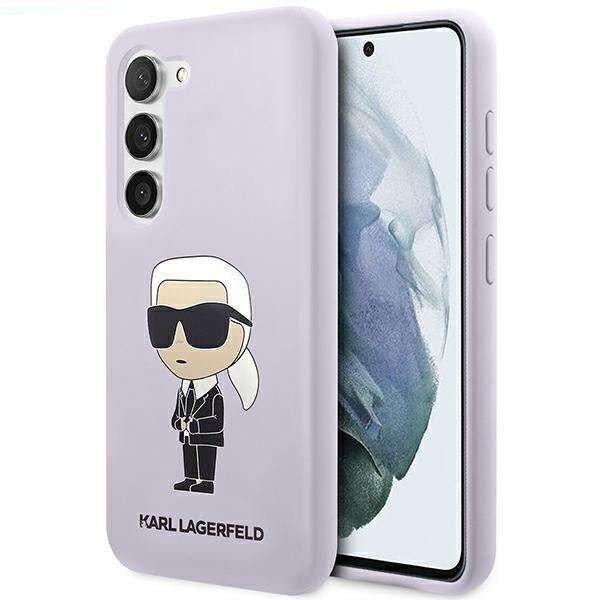 Karl Lagerfeld KLHCS23MSNIKBCU Samsung Galaxy S23+ S916 keménytok lila szilikon
Ikonik lila