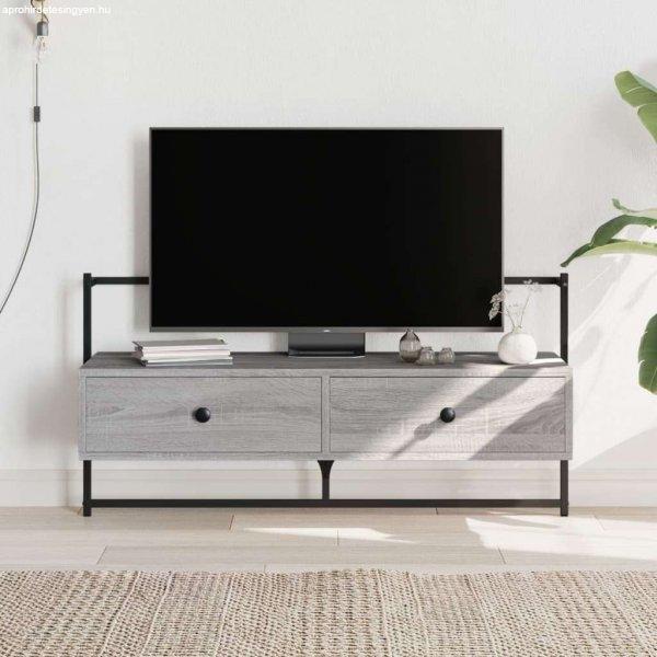 vidaXL szürke sonoma színű műfa fali TV szekrény 100,5 x 30 x 51 cm