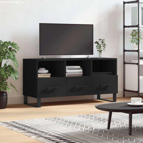 vidaXL fekete műfa TV-szekrény 102 x 36 x 50 cm
