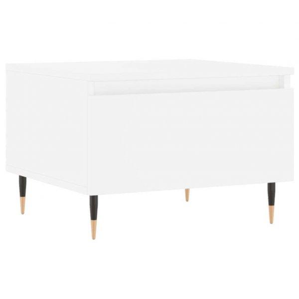 Fehér műfa dohányzóasztal 50 x 46 x 35 cm