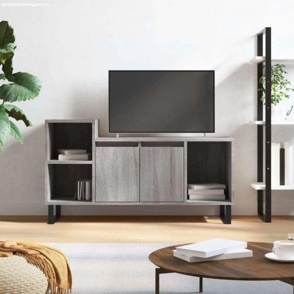 vidaXL szürke sonoma színű szerelt fa TV-szekrény 100x35x55 cm