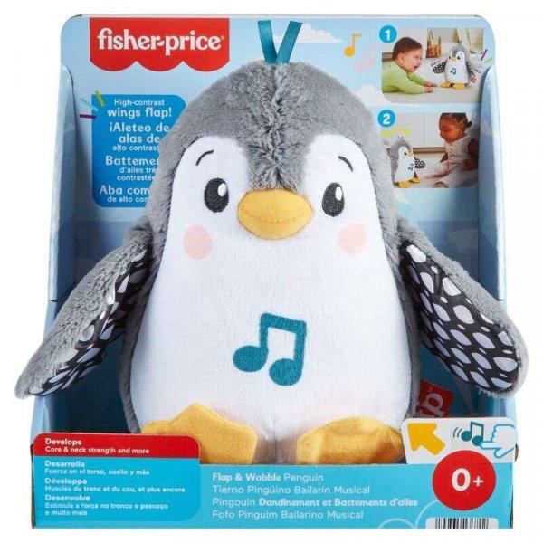 Fisher-Price Egyensúlyozó pingvin plüssfigura - 24 cm