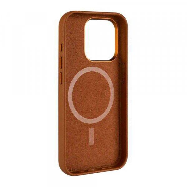 Fixed MagLeather Apple iPhone 15 Tok - Barna
