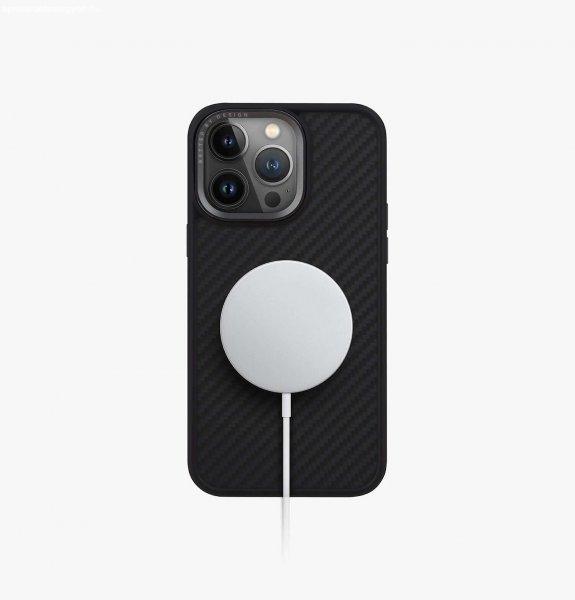 Uniq Keva Apple iPhone 15 Pro Max Magsafe Tok - Karbon Fekete