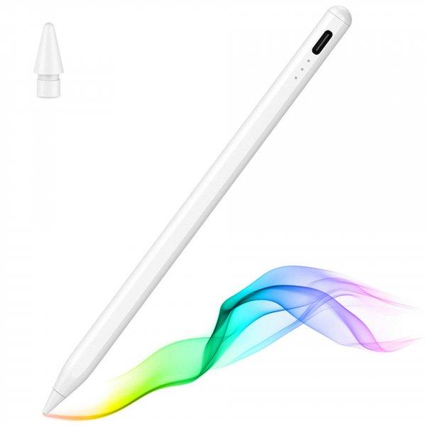 Techsuit - Stylus Pen (JA04) - Aktív, alumíniumötvözet, iPadhez,
töltőkábellel - fehér (KF232695)