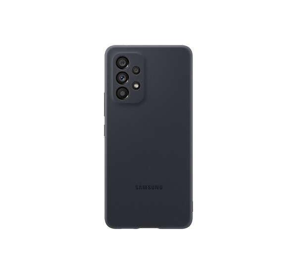 Samsung Galaxy A53 5G Silicone Cover, gyári szilikon tok, fekete, EF-PA536TB