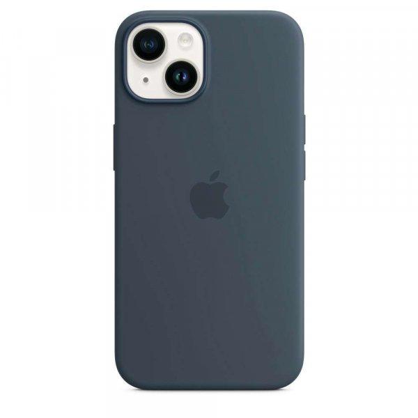 Apple iPhone 14 Plus Szilikon Magsafe tok,Viharkék
