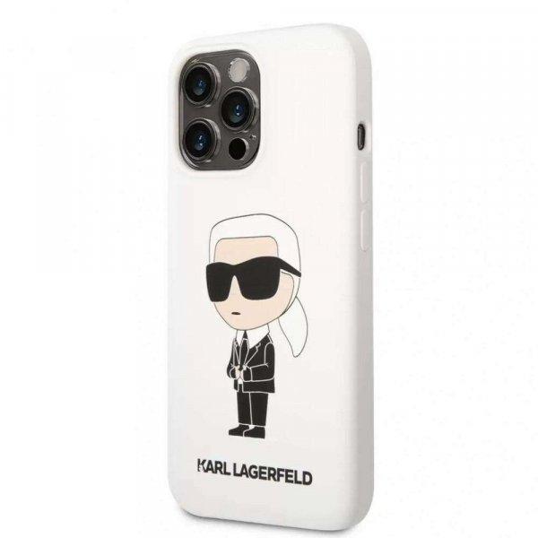 Karl Lagerfeld tok fehér KLHCP13LSNIKBCH Iphone 13 Pro készülékhez