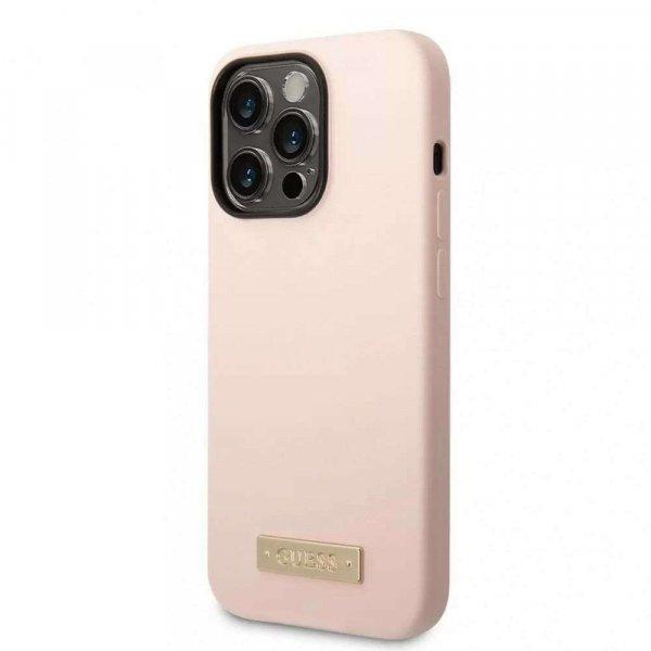 Guess MagSafe tok pink GUHMP14LSBPLP iPhone 14 Pro készülékhez