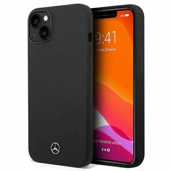 Mercedes Silicone Line tok iPhone 14-hez - fekete