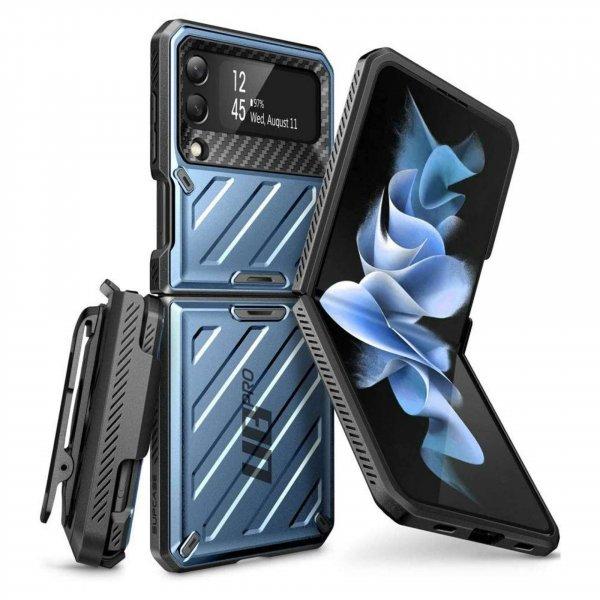 Supcase Unicorn Beetle Pro tok Samsung Galaxy Z Flip 4 kék készülékhez