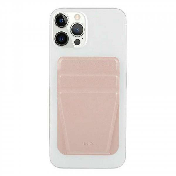 UNIQ Lyft mágneses állvány telefonra felpattintható állvány és
kártyatartó pink/rózsaszín