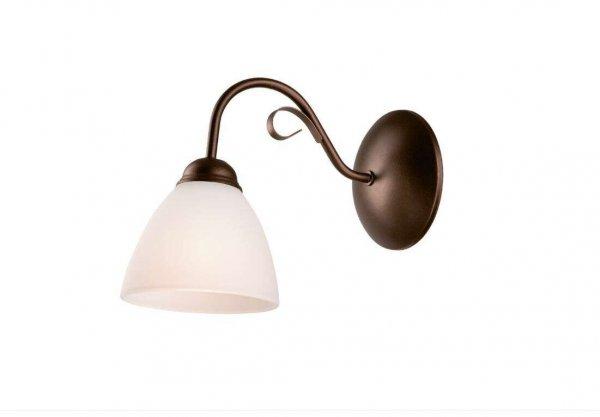 SPRINTER Adelle klasszikus oldalfali lámpatest 1x60w falikar Barna színű
lámpatest bézs üveg búrával 721256
