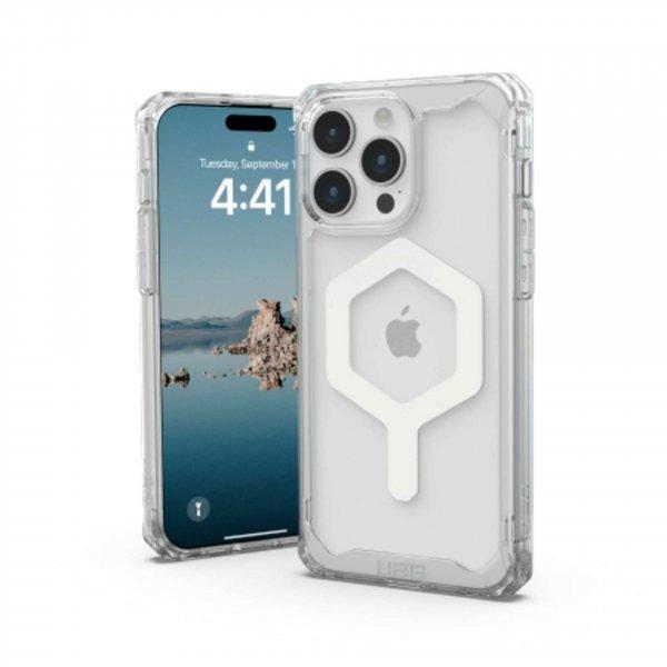 UAG Plyo Magsafe - védőtok iPhone 15 Pro Max készülékhez, amely
kompatibilis a MagSafe-el (jégfehér)