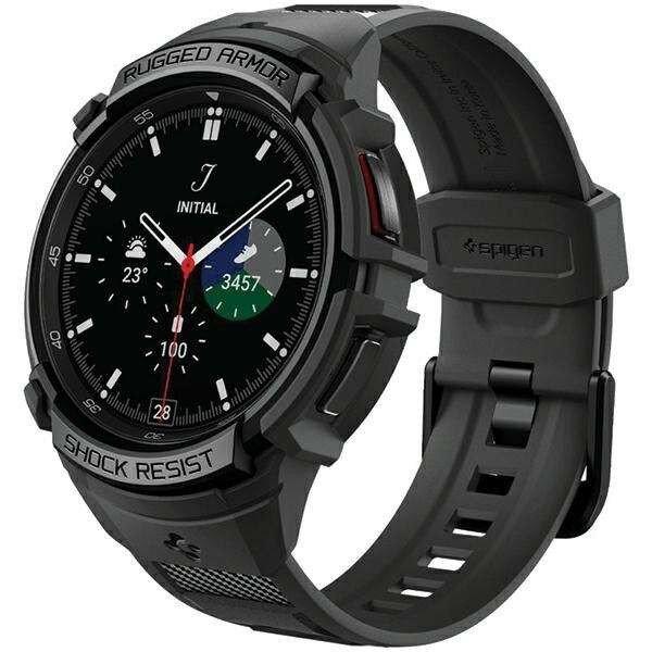 Spigen Rugged Armor Pro Samsung Watch 6 Classic 43mm 43 mm-es fekete ACS06492
tok