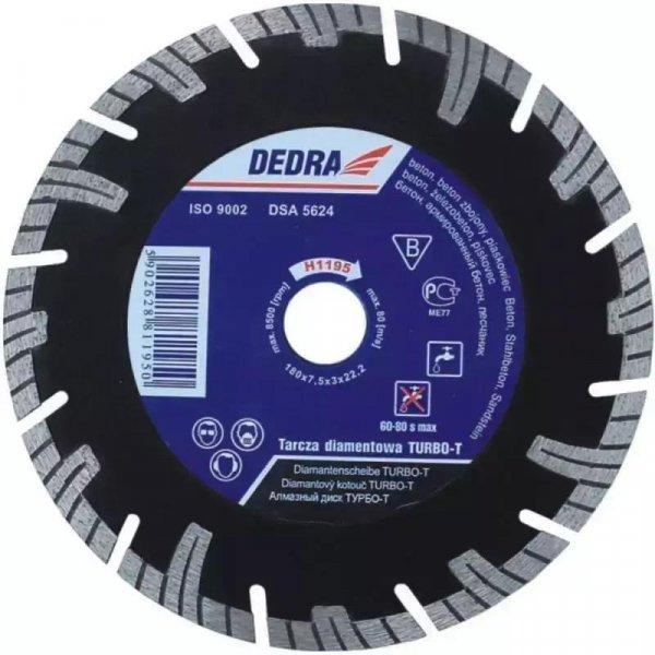 DEDRA Turbo-T gyémánttárcsa 200mm/25,4